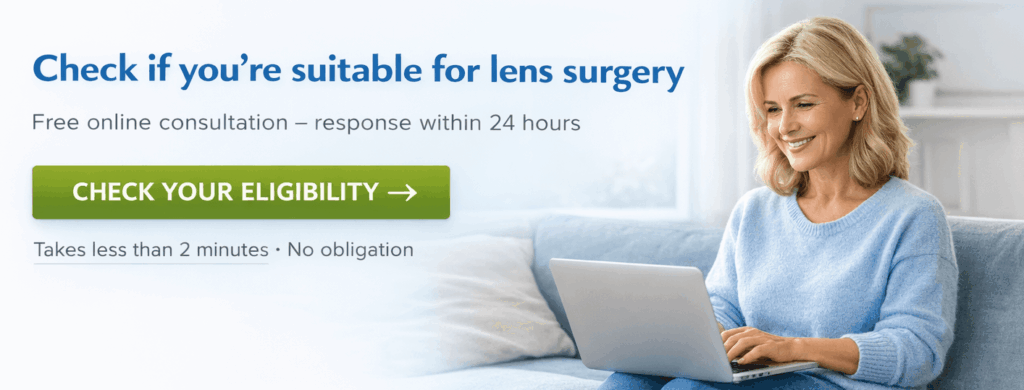 free assessment lens replacement surgery abroad in Prague, Czechia