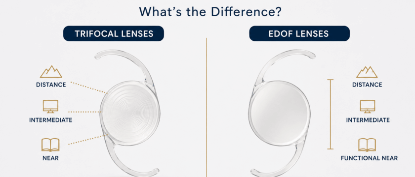 What Is the Difference Between Trifocal and EDOF Lenses