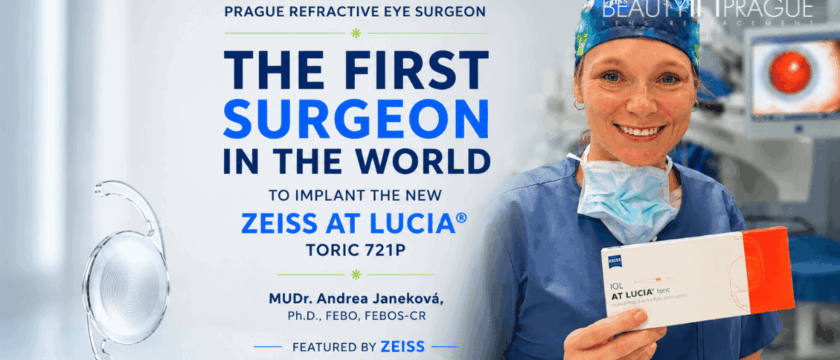 lens replacement surgeon Prague, Beauty in Prague Refractive Eye Surgeon Featured by ZEISS After World-First AT LUCIA Toric Lens Implantation